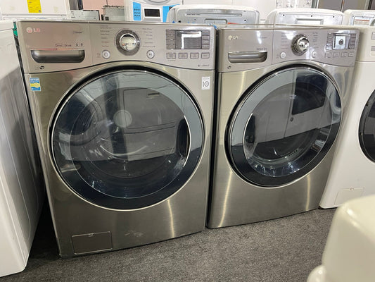 LG Front Load Washer & Electric Dryer Set